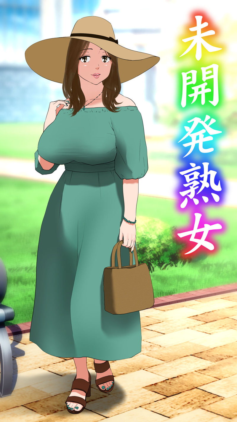 麦わら帽子の美女